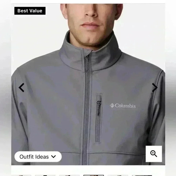 COLUMBIA Men's Ascender™ Softshell Jacket SIZE SMALL - Picture 4 of 11